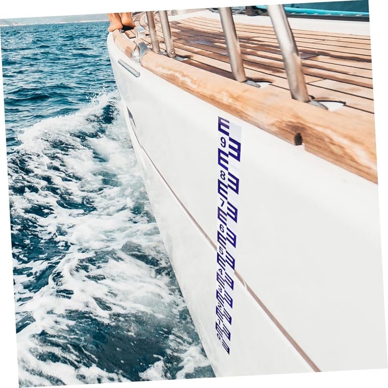 2 قطعة ملصقات مقياس مستوى الماء العاكسة اللاصقة للحمامات وأحواض الأسماك سهلة التركيب - Image 5